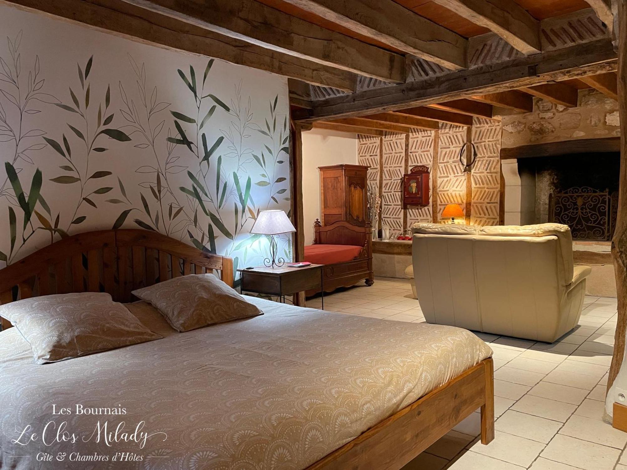 Chambres D'Hotes Les Bournais - Le Clos Milady L'Ile-Bouchard Kültér fotó